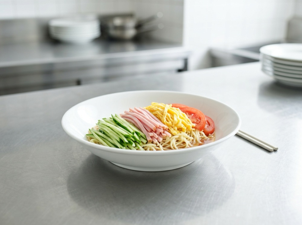 冷やし中華と冷たい麺