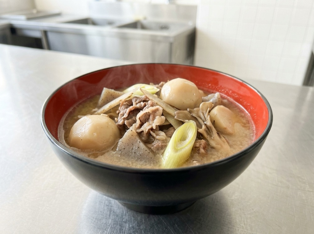 芋煮のできあがり